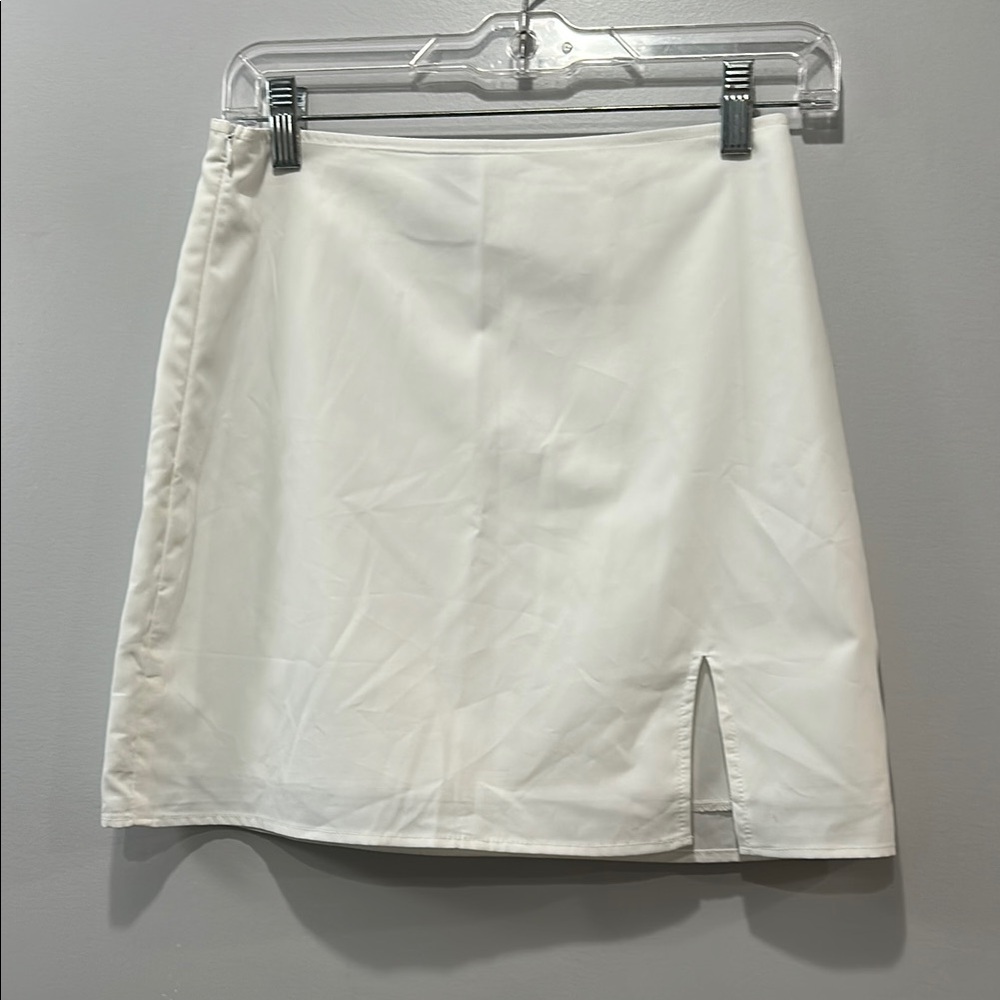White mini Skirt